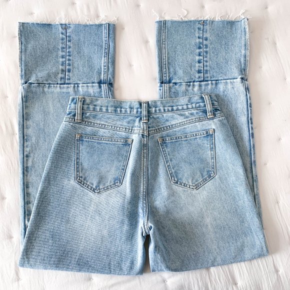 (SOLD) Evidnt LA high rise wide leg seamed jeans - Picture 4 of 8